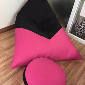 Ghế lười màu hồng nổi bật
